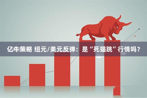 亿牛策略 纽元/美元反弹：是“死猫跳”行情吗？