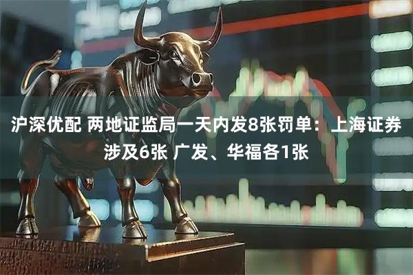 沪深优配 两地证监局一天内发8张罚单:上海证券涉及6张 广发、华福各1张